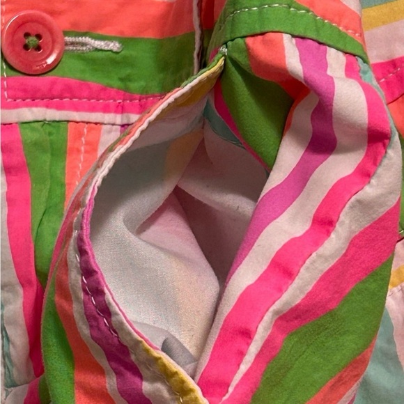 Lilly Pulitzer Neon Stripe Callahan Shorts - Size 0 - Picture 3 of 7